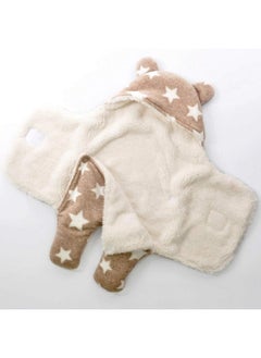Brandonn Baby Blankets New Born Combo Pack Of Super Soft Baby Wrapper Baby Sleeping Bag For Baby Boys, Baby Girls, Babies (76Cm X 70Cm, 0-6 Months, Skin Friendly, Fleece, Stars Grey, Beige)  - Image 5