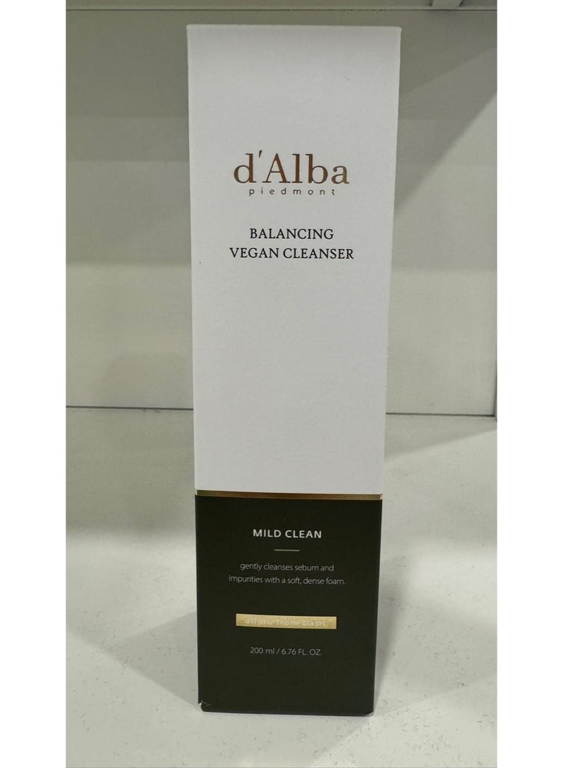 دي'ألبا d'alba Italian White Truffle Mild Skin Balancing Vegan Cleanser, Hydrating and Calming Cleanser, Mild pH Cleanser with White Truffles for Sensitive Skin, Korean Skincare - Image 5