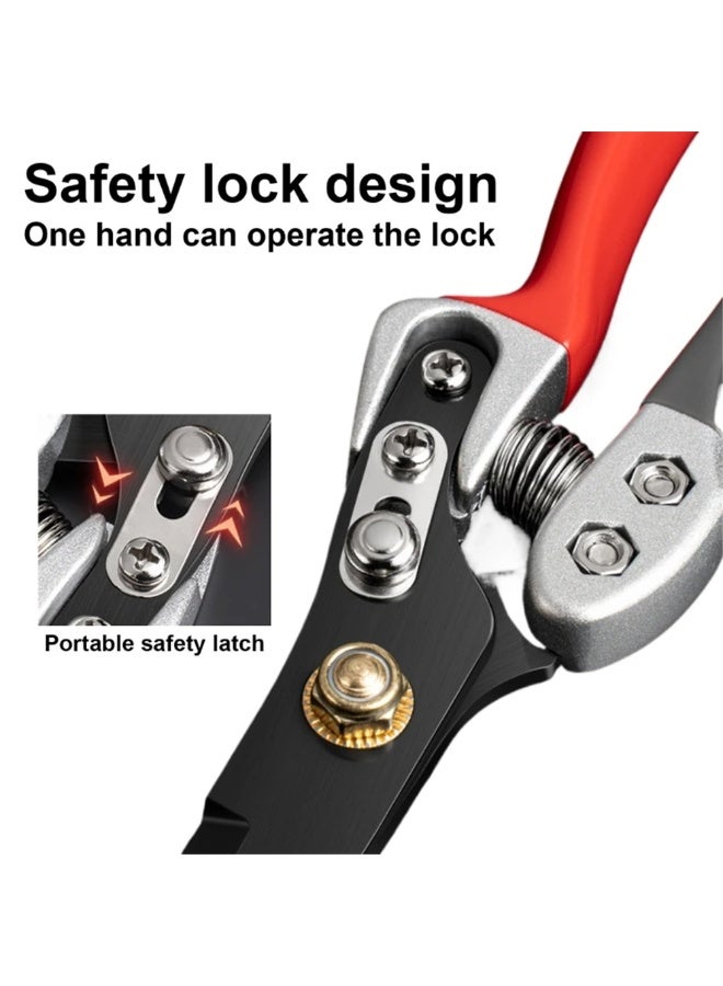 RVETEE Wool Hand Shears for Sheep Trimming Sheep Wool Scissor with Spring - Image 5