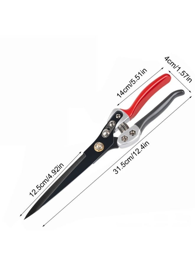 RVETEE Wool Hand Shears for Sheep Trimming Sheep Wool Scissor with Spring - Image 1