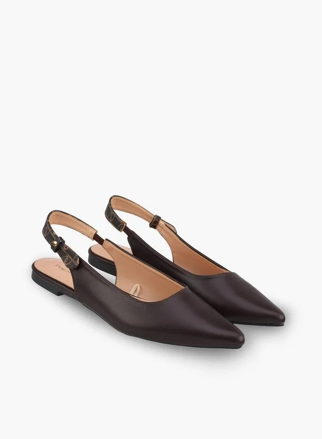 Paprika Women Pointed Toe Slingback Mules