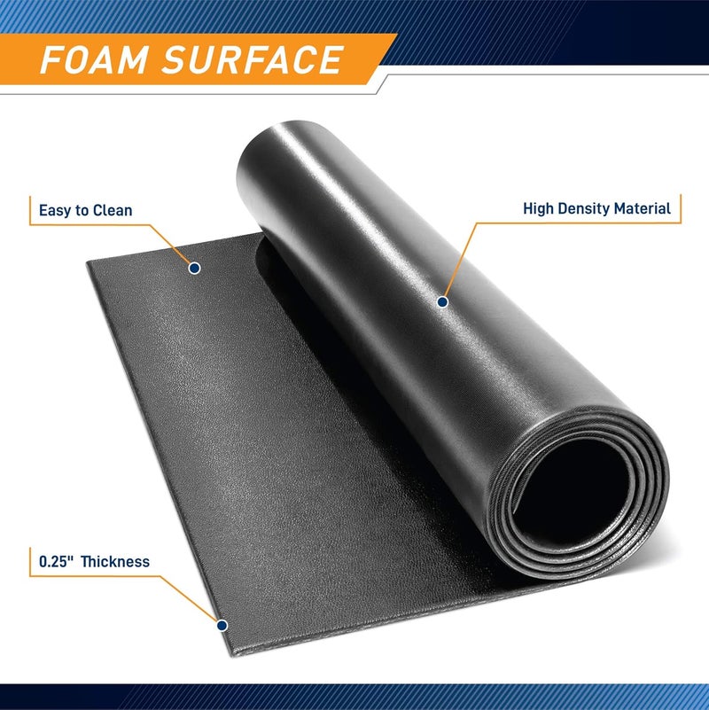 Marcy Fitness Equipment Mat and Floor Protector Compatible for Treadmills, Elliptical, Exercise Bikes, Stationary Cycles and Accessories - Image 3