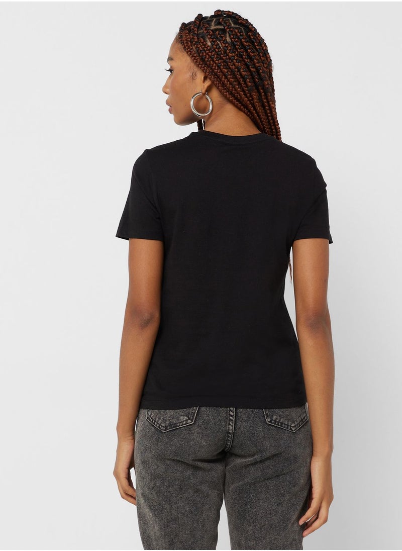 ONLY - Graphic Crew Neck T-Shirt - Image 1