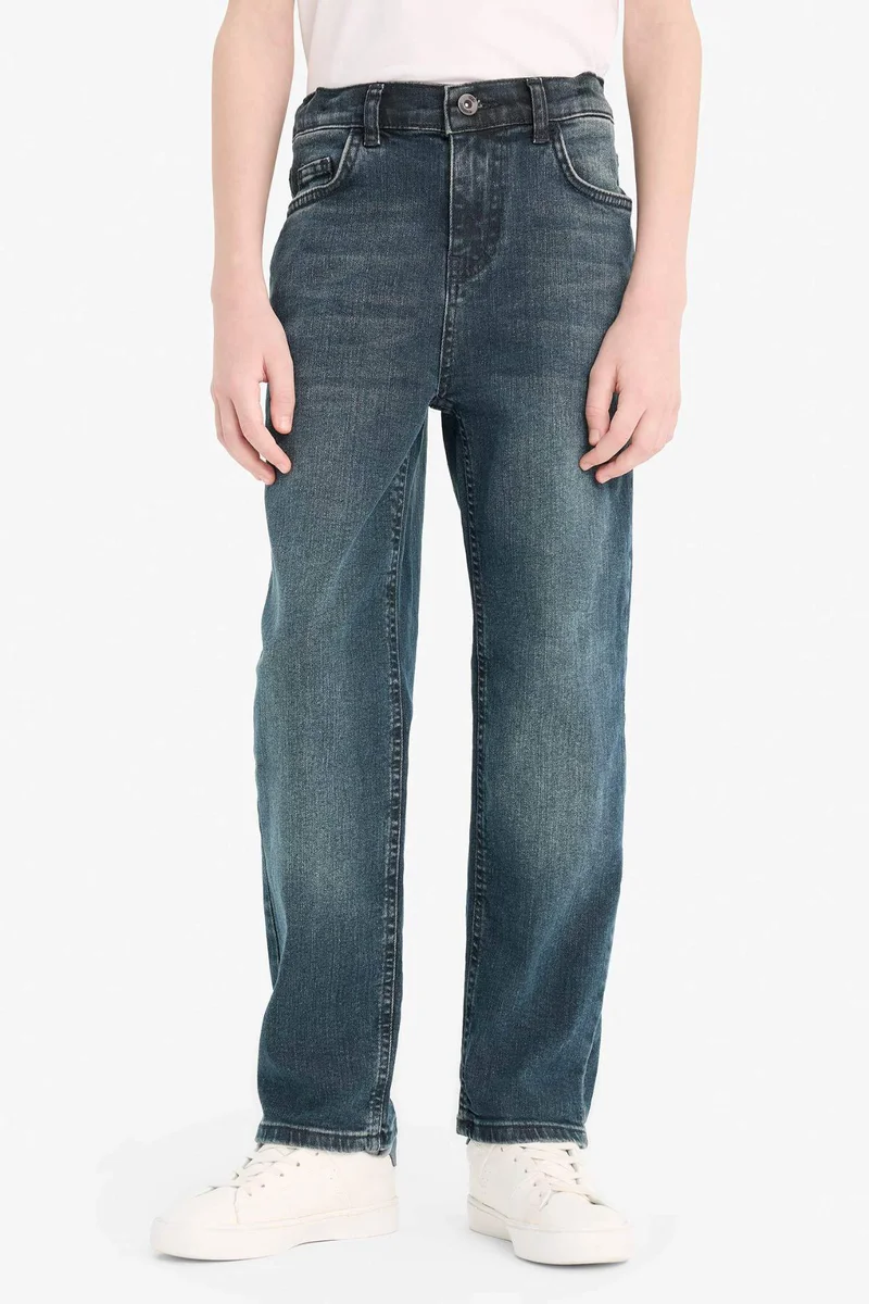 DeFacto Baby Boy Straight Fit Straight Leg Jeans