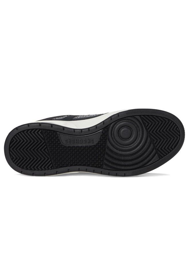 SKECHERS Women's Uno Court-Opulent Pearls Sneaker, Black, 37.5 EU - Image 3