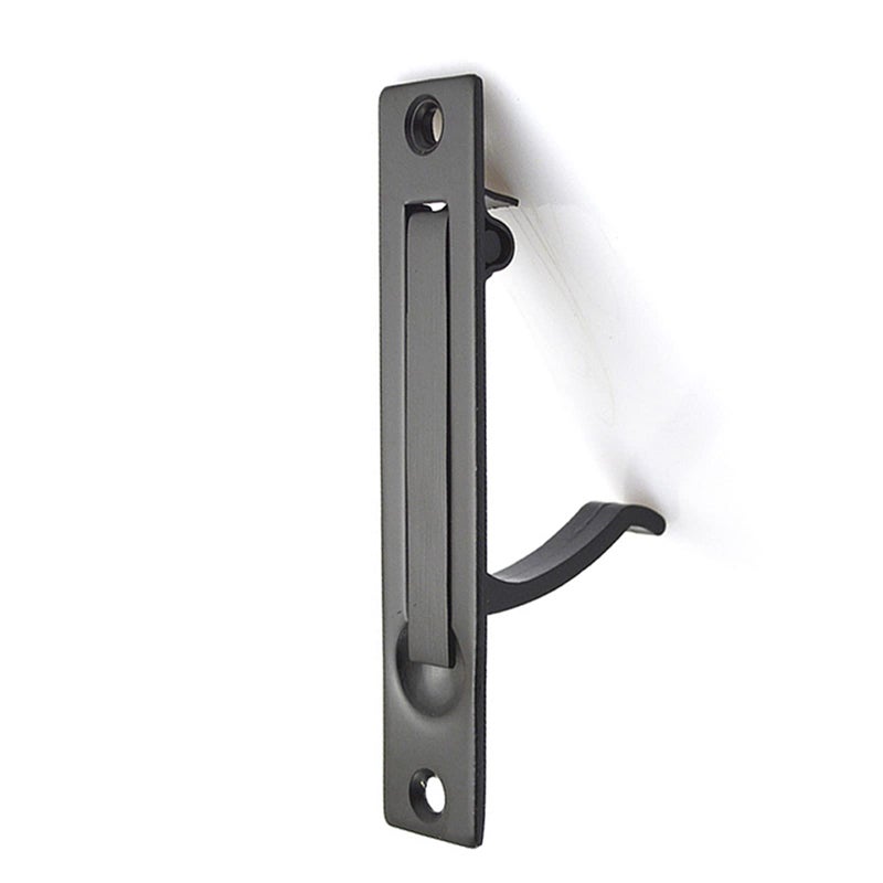 Dontay Pocket Door HandlesStainless Steel 304 Edge PullsHidden Handle HardwareFlush Mount Sliding Doors Pull for Bathroom CabinetsDrawers1Matte Black