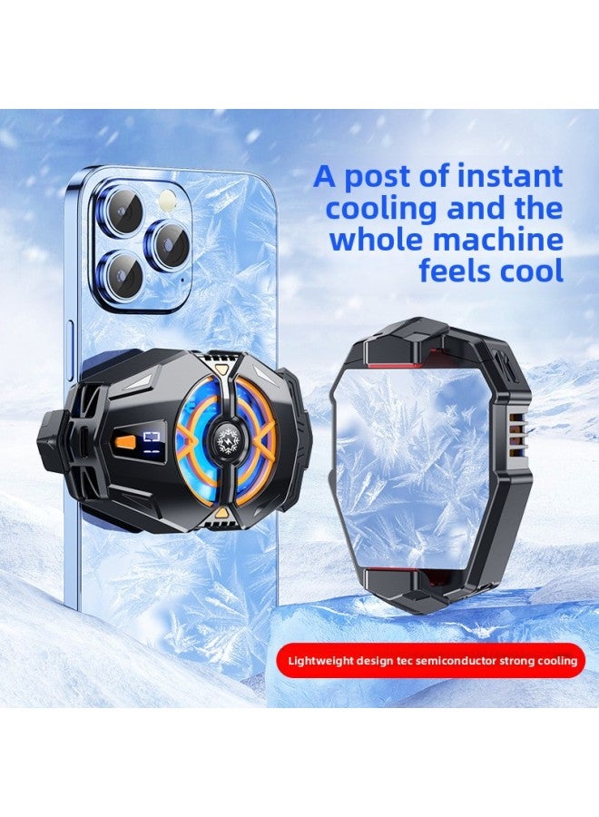 Shift Digital Display Mobile Phone Radiator Semiconductor Back Clip Three-gear Mute Cooling Artifact J20 Direct Sales-Colour:J20a Digital Display Material Model  - Image 3