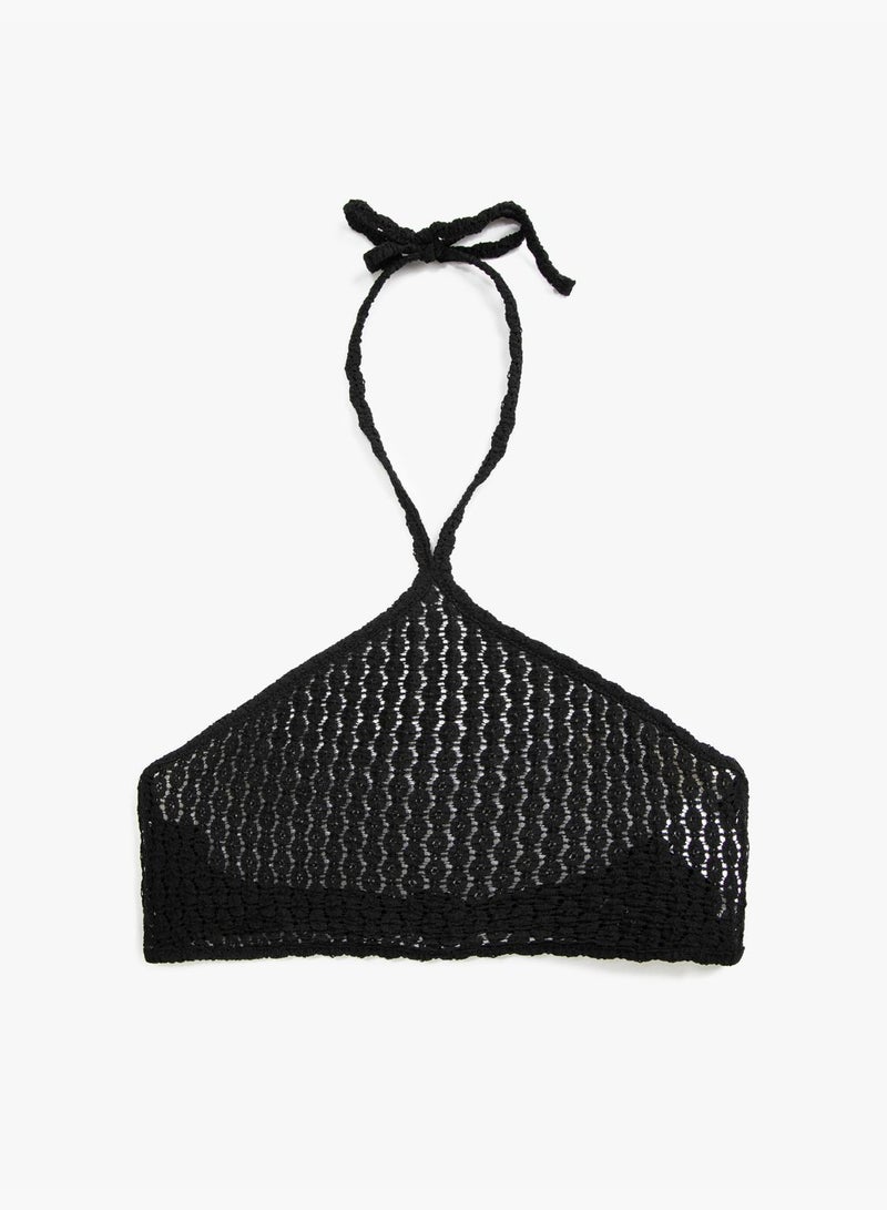 KOTON Halter Neck Bikini Top - Image 4