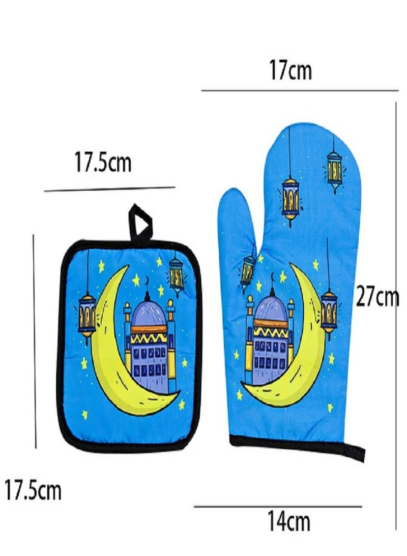 E COMMERCE  BAG Kitchen Apron With Oven Glove Oil And Water Proof Apron Kit Set For Men And Women  - Image 4