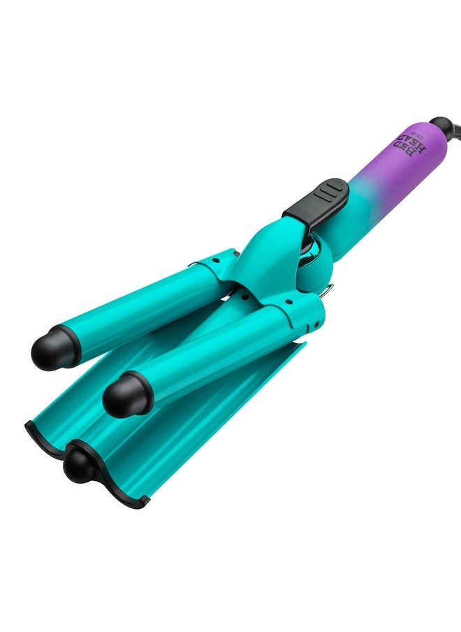 BED HEAD - Bed Head Wave Affair Jumbo 3 Barrel Hair Waver | Quick Styling, Serious Hold, & Less Heat Damage | Heat Protectant Glove Included for Easy, Custom Styling - Image 1