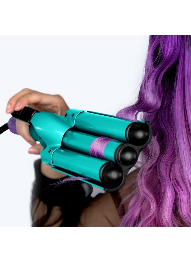 BED HEAD - Bed Head Wave Affair Jumbo 3 Barrel Hair Waver | Quick Styling, Serious Hold, & Less Heat Damage | Heat Protectant Glove Included for Easy, Custom Styling - Image 1