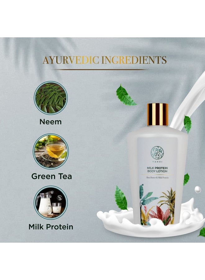 Yahvi Milk Protein Body Lotion Moisturizer Enriched With Shea Butter, Aloe Vera Gel & Vitamin E Hydrating Body Lotion for Women, 250ml - Image 4