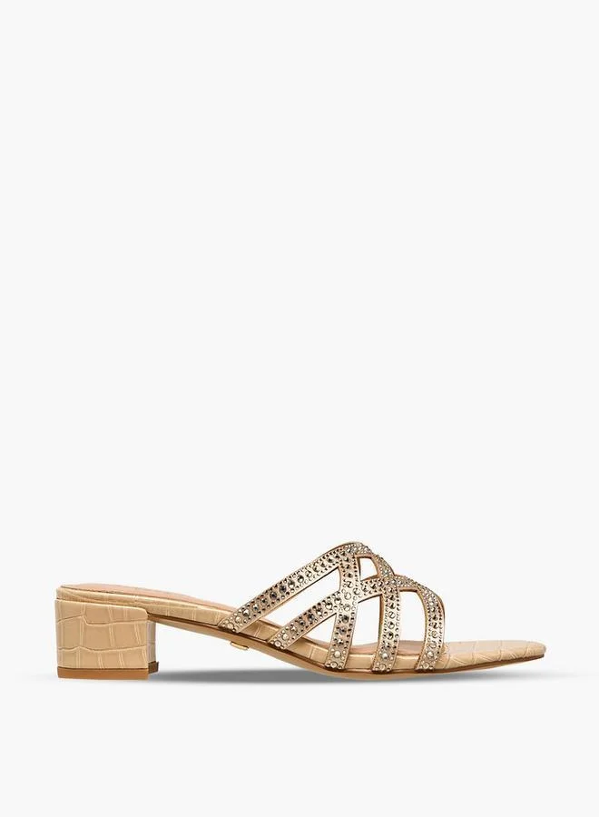 Celeste BEIGE Women Block Heel Sandals Ramadan Collections for Women | Best Price UAE