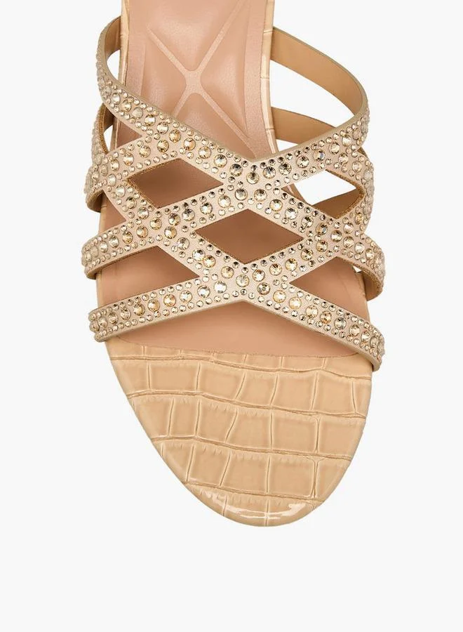 Celeste BEIGE Women Block Heel Sandals Ramadan Collections for Women | Best Price UAE