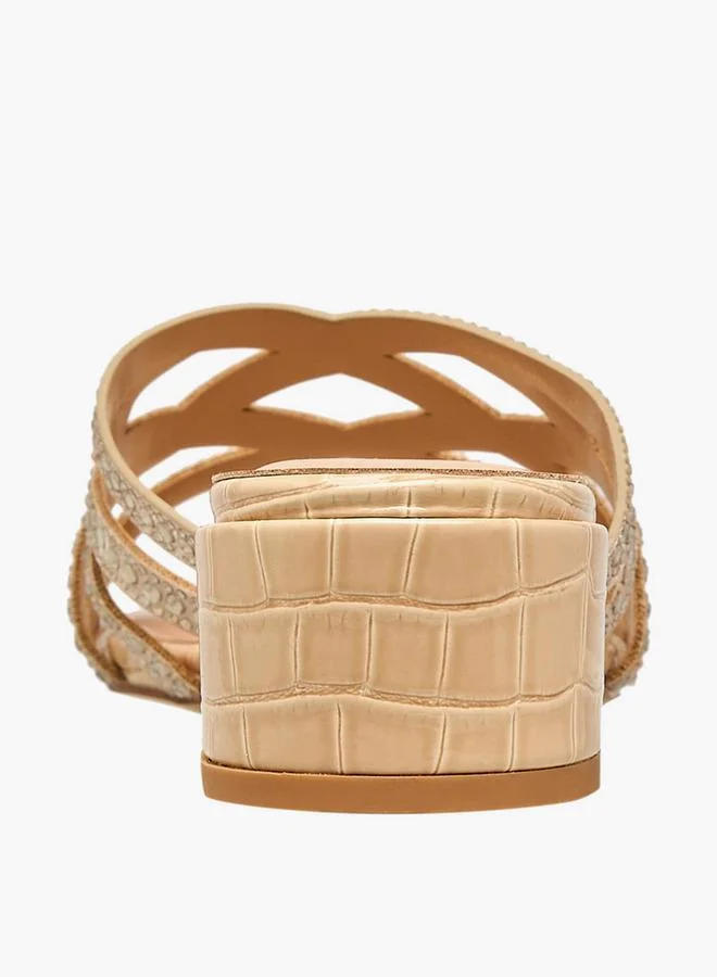 Celeste BEIGE Women Block Heel Sandals Ramadan Collections for Women | Best Price UAE