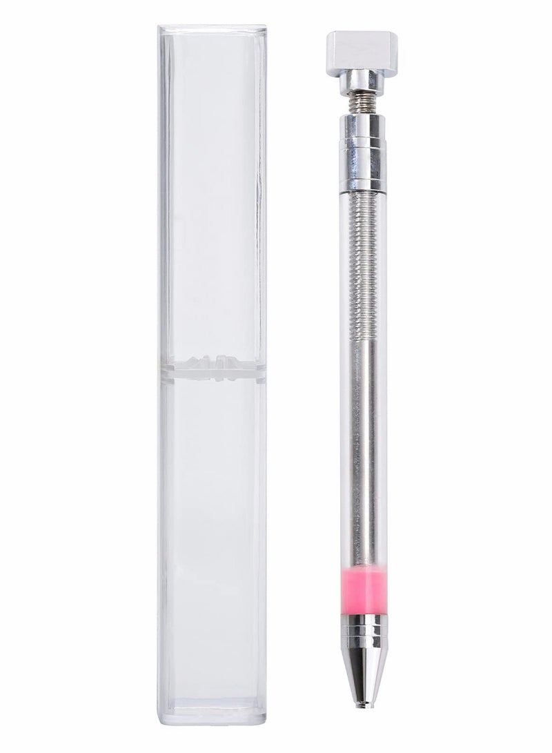Excefore Wax Pencil for Rhinestones Nail Rhinestone Picker Dotting Pen Applicator Gems Stones DIY Art Tool Clear - Image 1