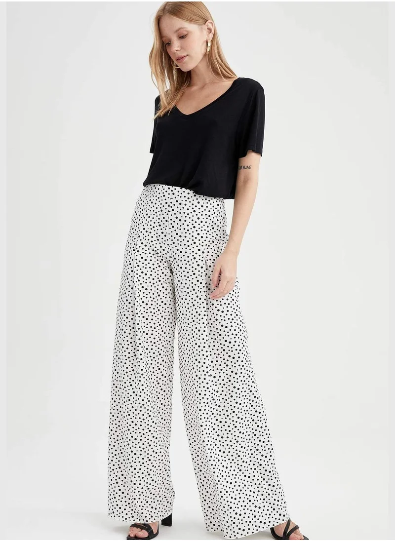 DeFacto Relax Fit Wide Leg Palazzo Trousers