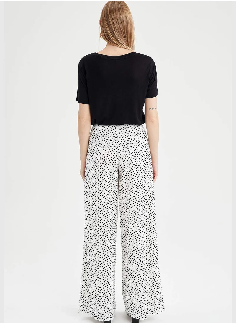 DeFacto Relax Fit Wide Leg Palazzo Trousers