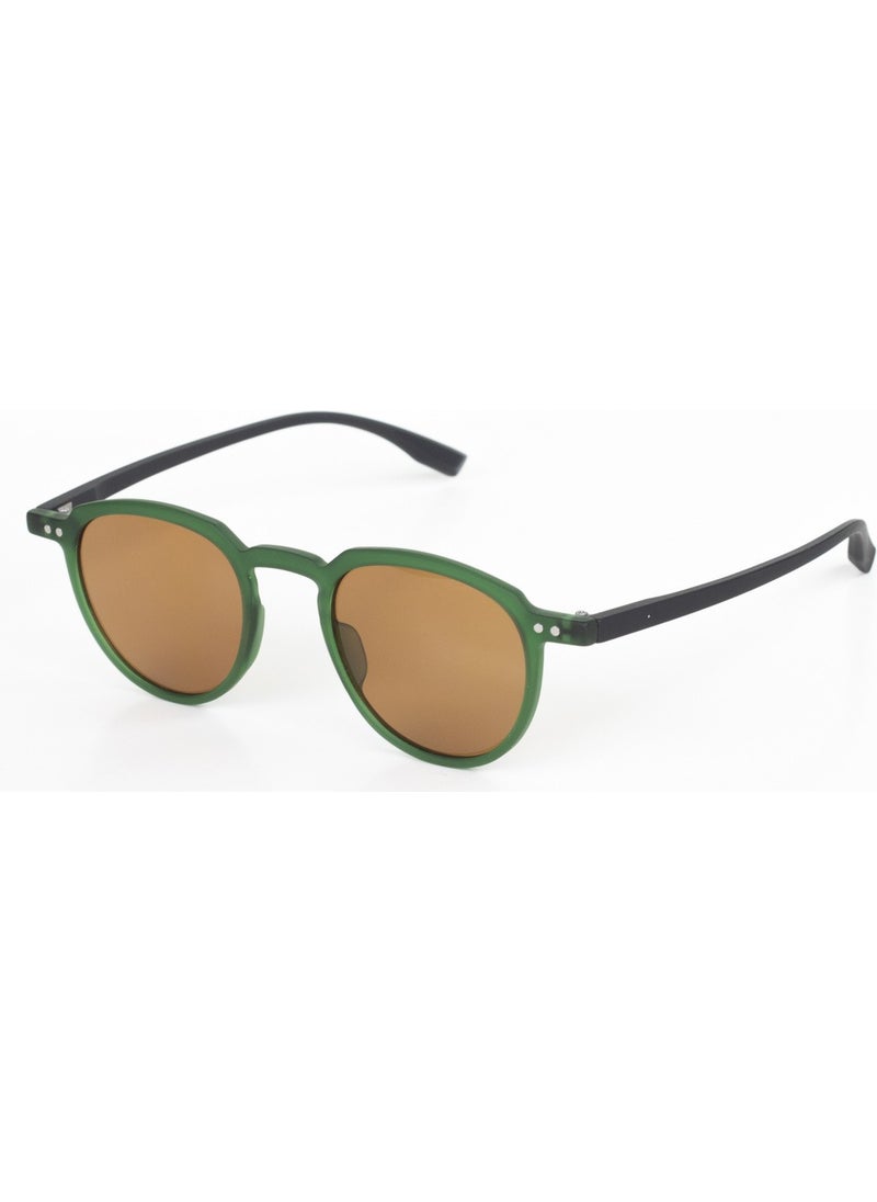 Focus On Wilson Matte Green Unisex Sunglasses  - Image 1