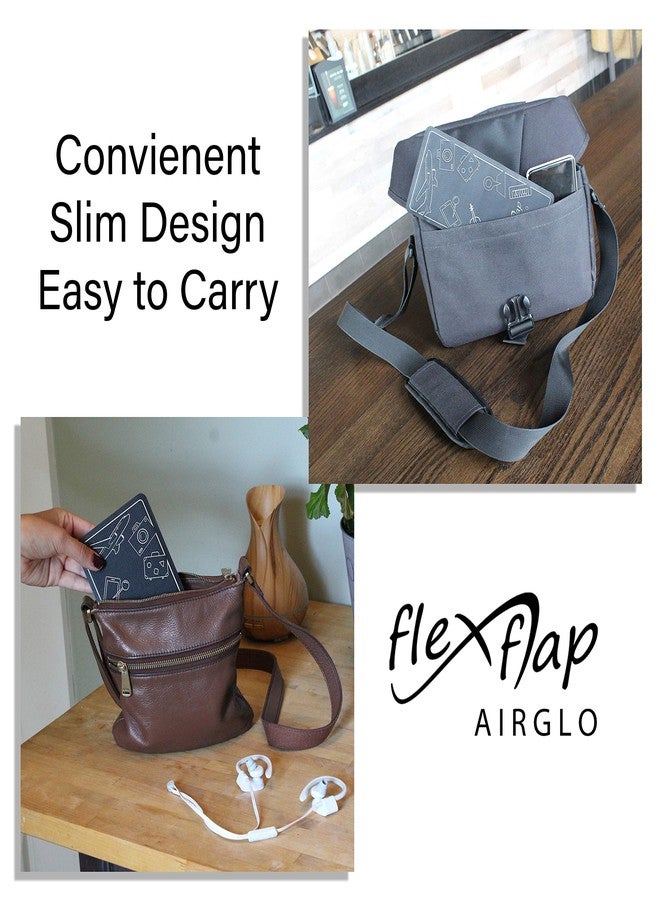 AIRGLO Airplane Travel Essentials for Flying Flex Flap Cell Phone Holder & Flexible Tablet Stand for Desk, Bed, Treadmill, Home & in-Flight Airplane Travel Accessories - Travel Must Haves Cool Gadgets - Image 5