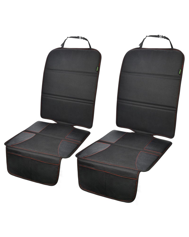 PIDO Car Seat Protector for Child Seat, 2 Pack Seat Protector with Thick Padding, Seat Covers to Protect Your Fabric and Leather Seats - Image 1