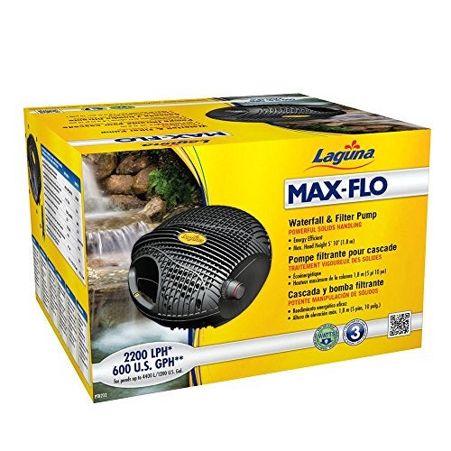 Laguna Max-Flo 600 Waterfall and Filter Pump for Ponds Up to 1200-Gallon - Image 2