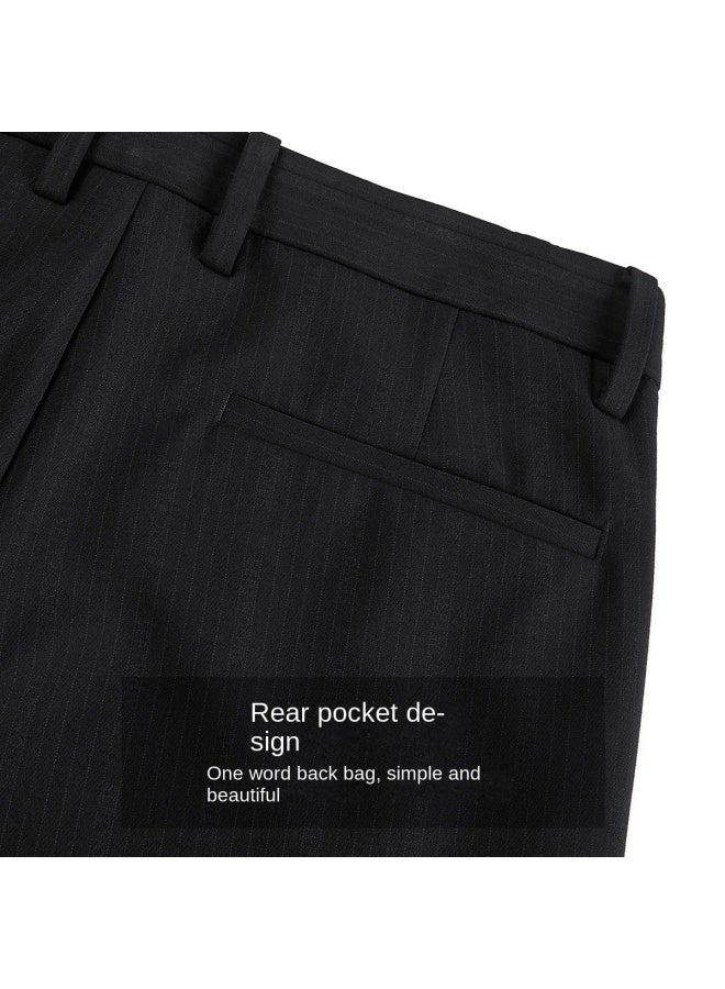 Septwolves Daily Commute】men's Casual Trousers, Fashionable Stretch Striped Print Pants, Comfortable And Durable Slim-fit Trousers - Image 5