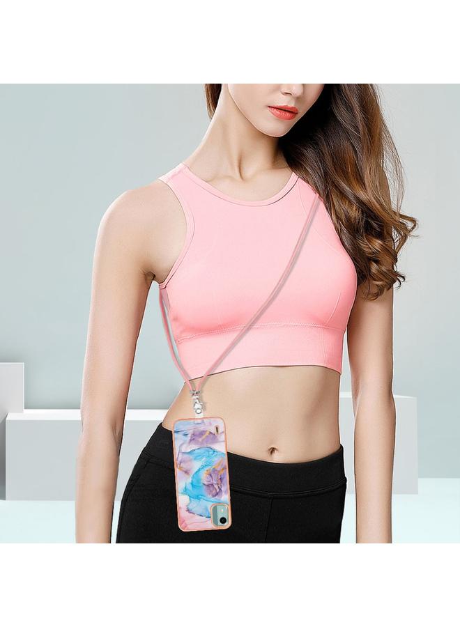 اس-توب جراب لهاتف Nokia C12 مطلي بالكهرباء IMD TPU مع حبل تعليق - Image 5