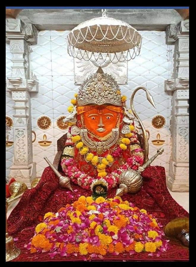 HELGA إطار صور HELGA Bageswar Dham - صورة Bageshwar Balaji مقاس 9x12 بوصة - Image 1