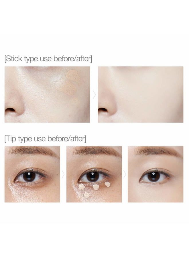 THESAEM Cover Perfection Ideal Concealer Duo (#2 Rich Beige) | Dual Type Full Coverage Concealer, High Adherence High Pigmented, No Clumping in Wrinkles, Crease-Proof Concealer - Image 4