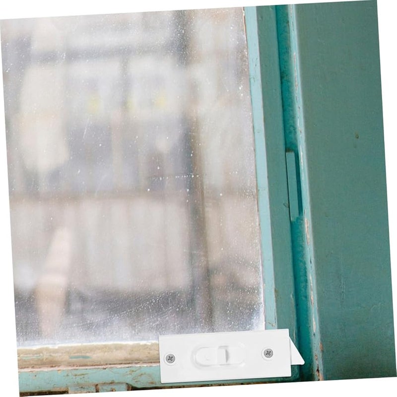ARTIBETTER 2 Pack Sliding Window Sash Locks White Easy Install Horizontal Vertical Security - Image 5