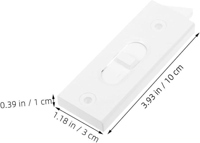 ARTIBETTER 2 Pack Sliding Window Sash Locks White Easy Install Horizontal Vertical Security - Image 3