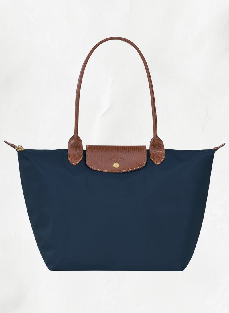Longchamp Women's Medium Tote Bag, Handbag, Shoulder Bag Navy Classic Style - Image 2
