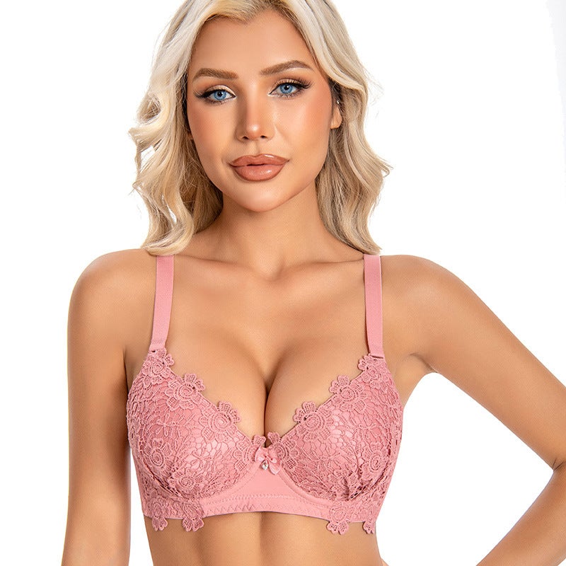 Underwire Bra French Lace Push-Up Cool Ozon Lingerie Newbra Thin Cup - Image 1