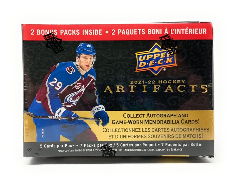 Upper Deck 2021-22 Hockey Artifacts Trading Cards - Image 4