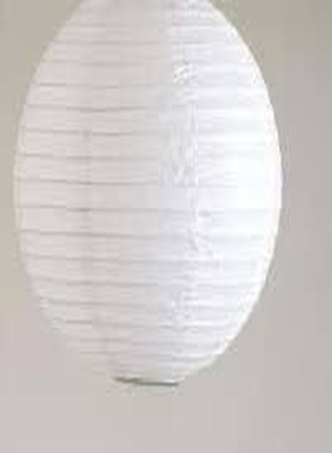 SHB Paper Lamp Lantern Shade for Decoration Home Office Room Party Gardern (12 Inch; White) 10 Pieces (Multi) - Image 5