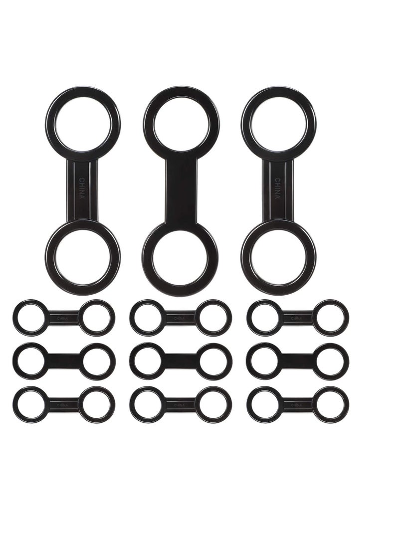 Excefore Silicone Snorkel Strap Keeper, Dive Lock Kit, 12 Pcs Dive Universal Plastic Clip, Snorkel Mask Strap Keeper Tube Holder, Attachment Gear Spare Part Accessories - Image 1