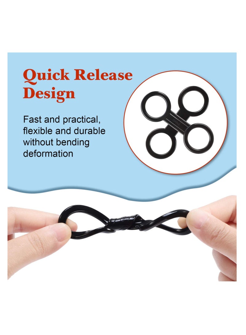 Excefore Silicone Snorkel Strap Keeper, Dive Lock Kit, 12 Pcs Dive Universal Plastic Clip, Snorkel Mask Strap Keeper Tube Holder, Attachment Gear Spare Part Accessories - Image 5