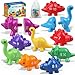 Anzimo Toddler Dinosaur Montessori Toys for 1 2 3 4 Year Old Boy Girl Birthday Gift Kids Preschool Learning Activities Educational Travel Outdoor Sensory Toys for Toddlers 13 Baby Toys 1218 Months - Image 3