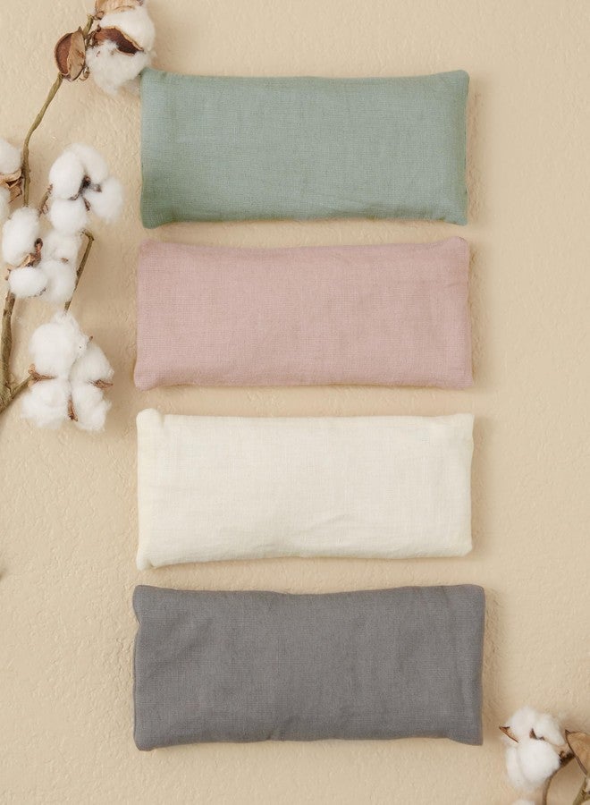 Bucky Linen Hot & Cold Eye Pillow, Natural Buckwheat Filling, Gray, 8x3.5-inch - Image 3