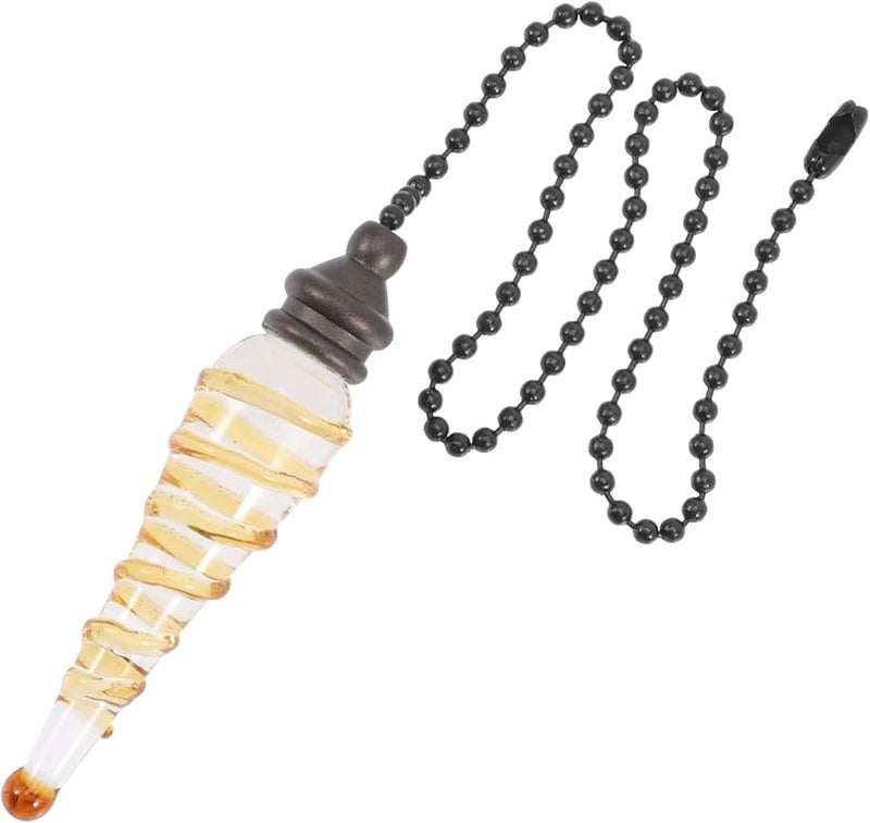 Yellow Ceiling Fan Pull Chain Extender Decorative Light Pull for Bathroom Bedroom Living Room - Image 2