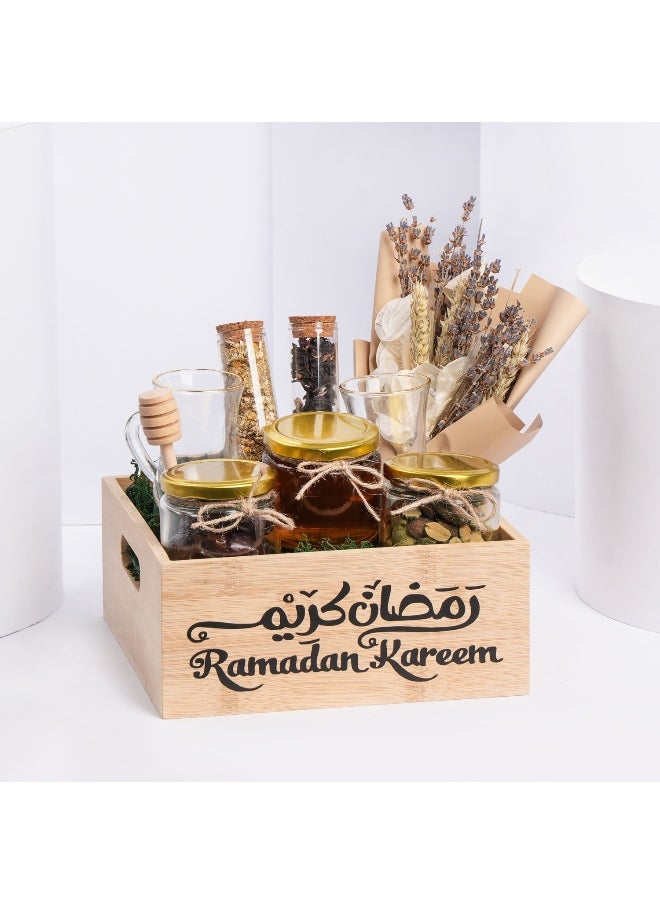 FNP Ramadan Kareem Tea And Condiments Elegant Gift Set for Ramadan 