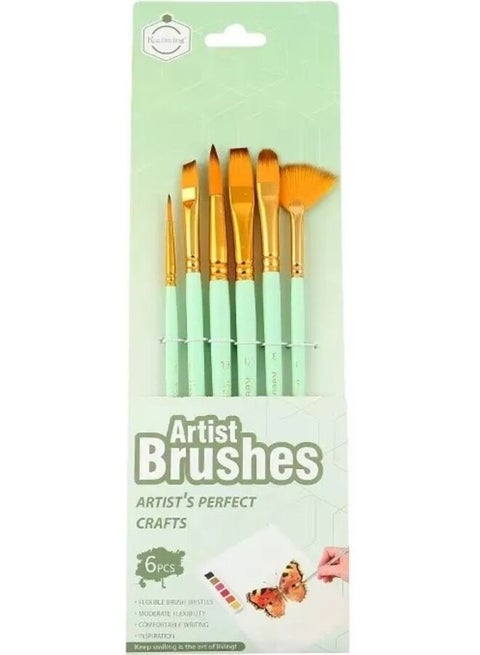 Artist Nylon Brush Set – 6 PCS