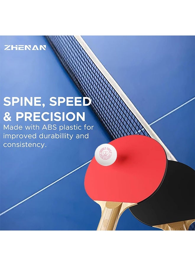 دي إتش أس 10 قطع من كرات تنس الطاولة متعددة الألوان باللون الأبيض، كرات تنس الطاولة المتقدمة 3 نجوم للتدريب والتمرين، كرة بينج بونج للمنافسة واللعب الترفيهي، ألعاب، اصنعها بنفسك - Image 4