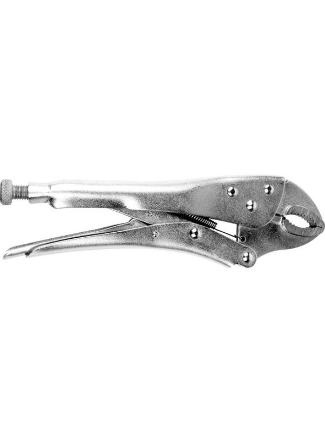 DENZEL 7" (180mm) Curved Jaw Locking Pliers with Nickel Coating - Model 7718421 - Image 3