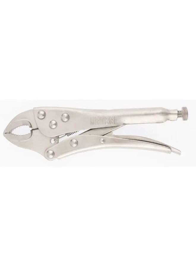 DENZEL 7" (180mm) Curved Jaw Locking Pliers with Nickel Coating - Model 7718421 - Image 2