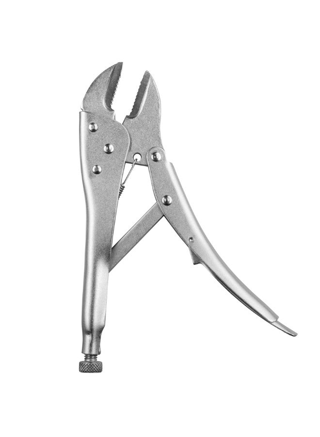 DENZEL 7" (180mm) Curved Jaw Locking Pliers with Nickel Coating - Model 7718421 - Image 5