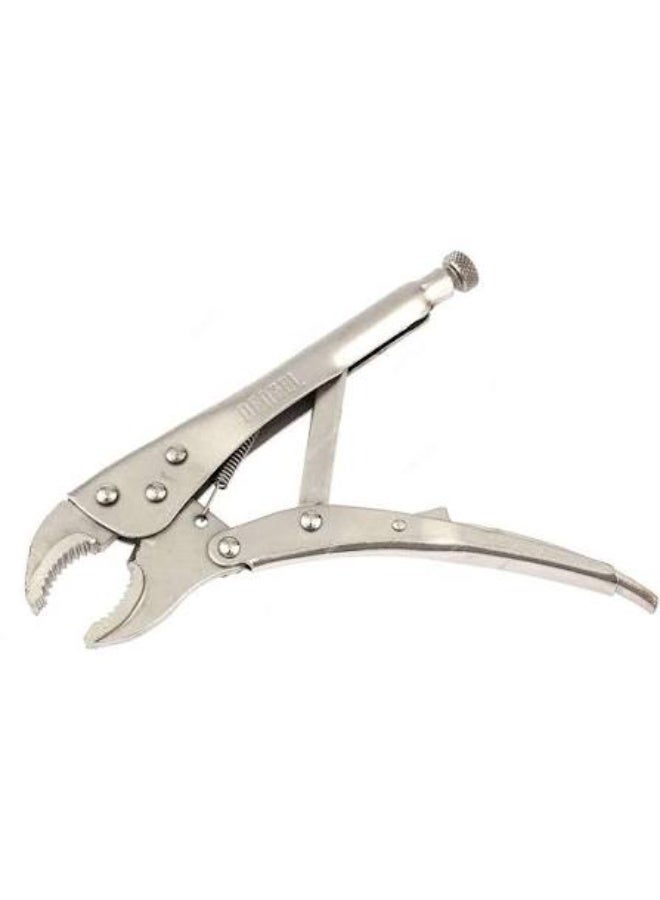 DENZEL 7" (180mm) Curved Jaw Locking Pliers with Nickel Coating - Model 7718421 - Image 4