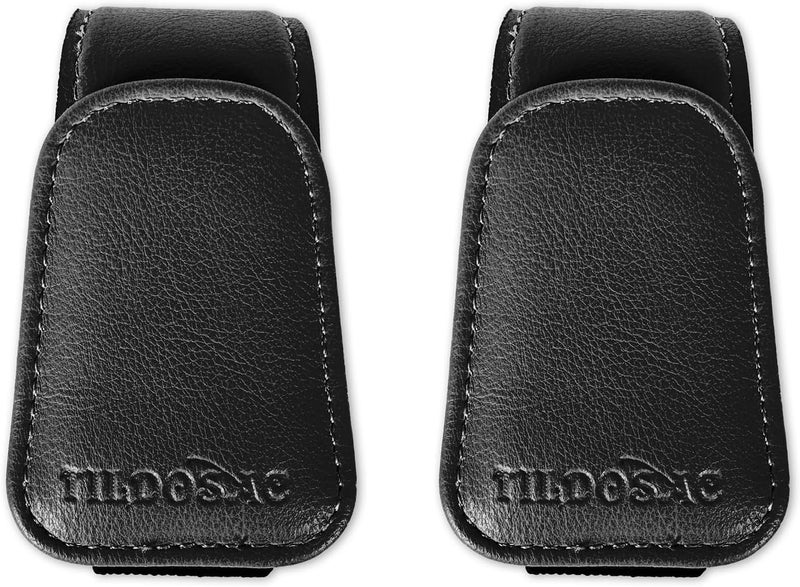 TILDOSAC Sunglass Holder Organizer Clip for Car Visor, Durable and Scratch Resistant Sunglasses Organizer with Magnetic Clip, 2Pack Black Car Interior Essentials Accessories for Men Women Aesthetic - Image 2