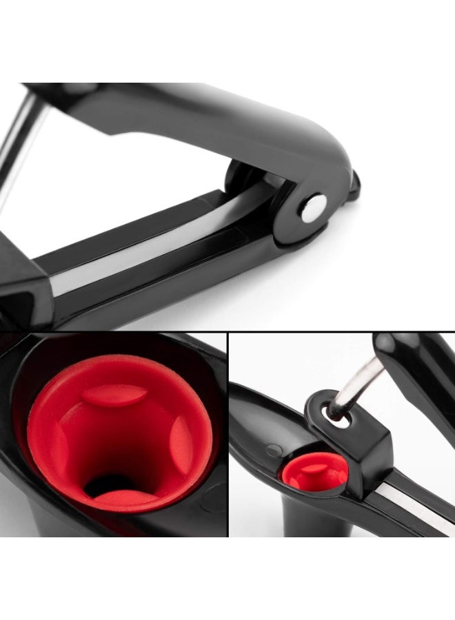 Cherry Pitter Tool Cherries Corer Pitter Tool Stainless Steel Fruit Pit Remover for Cherry Jam with Lock Design - Image 2